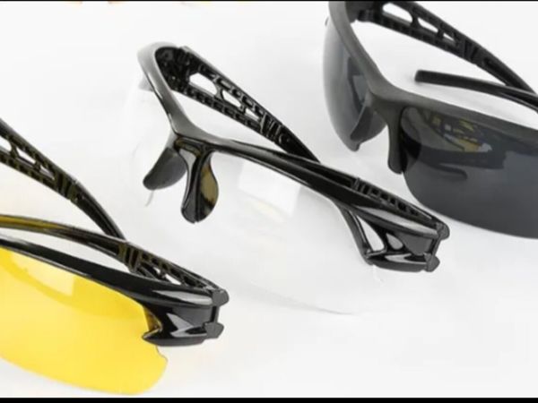 CYCLING GLASSES FOR BIKING SCOOTERS OR DRIVING