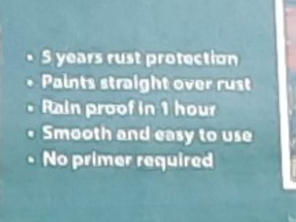 Rust prevention paint Ronseal Triflo