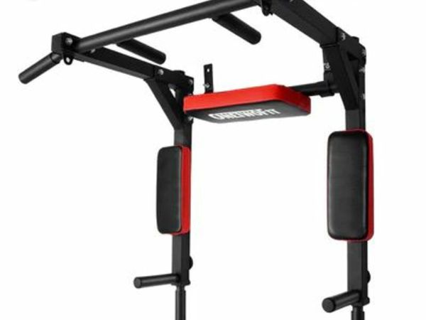 PULL-UP BAR DIP STATION HOME GYM PULL UP BAR TRACTION BAR WIDE FITNESS EQUIPMENT PORTABLE WALL WORKOUT SPORT EXERCISE