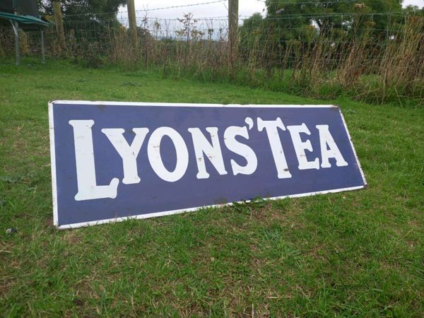 Lyons Tea Enamel Sign