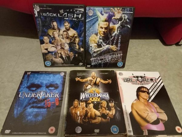 WWE DVD's can comes free with other items