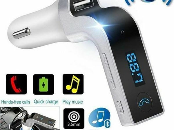 Bluetooth FM Transmitter AUX USB CAR Charger Kit Handsfree MP3 Radio Adapter