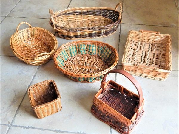Selection of Wicker Trays