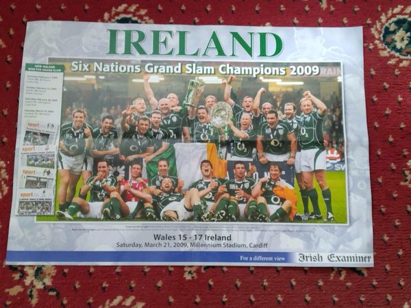 Ireland Grand Slam poster 2009