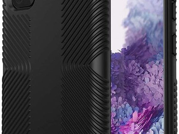 Original Speck Products Presidio Grip Samsung Galaxy S20 Case, Black