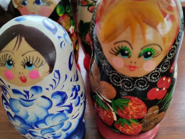 Handpainted Russian dolls