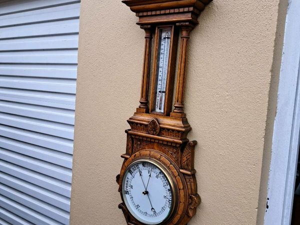 Old weather barometer