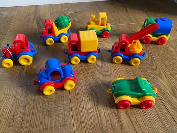 Set of 8 High Quality Wader Kids Cars