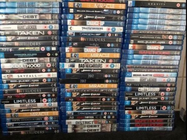 DVD and Blu-ray job lot