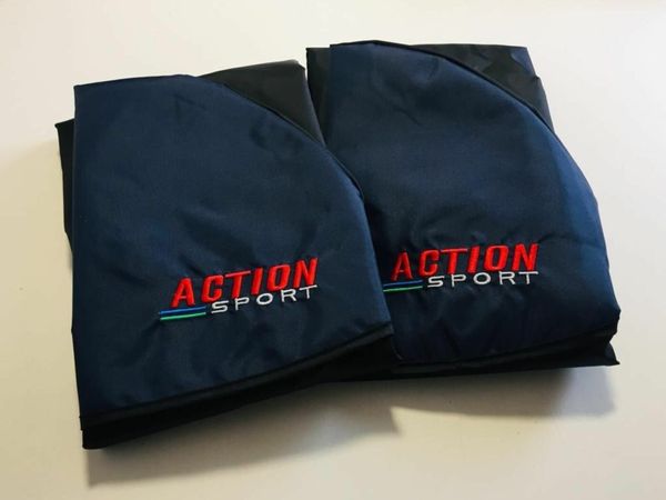 Action Sport Waterproof Seat Covers Blue/Black
