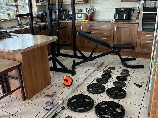 BY FAR BEST GYM WEIGHTLIFTING SET DONE DEAL