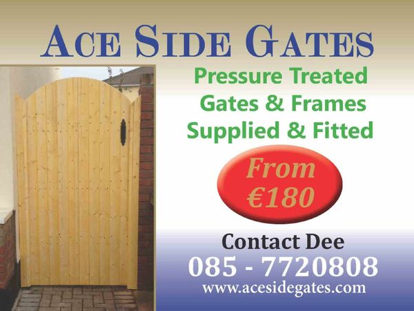 Pressure Treated Wooden / Wood Side Gates