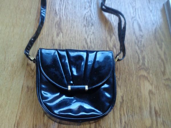 Ladies Black Patent Handbag for Sale