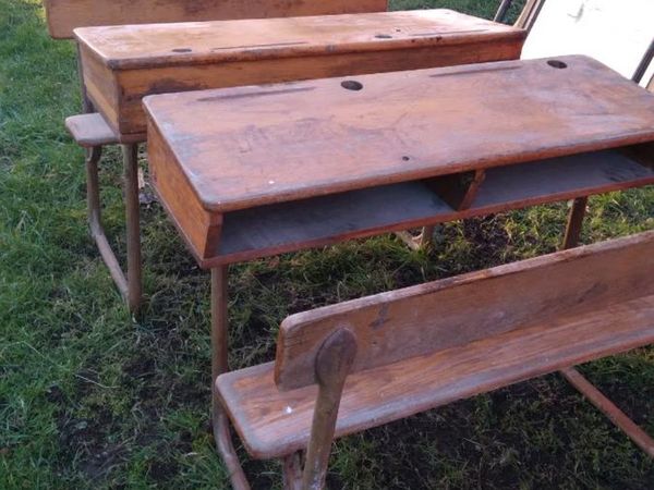 Old school bench desks