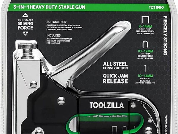 Heavy Duty Staple Gun & Staple Selection Pack