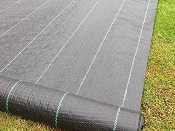 Yuzet 2m x 10m Black 100gsm Heavy Duty Weed Control Fabric