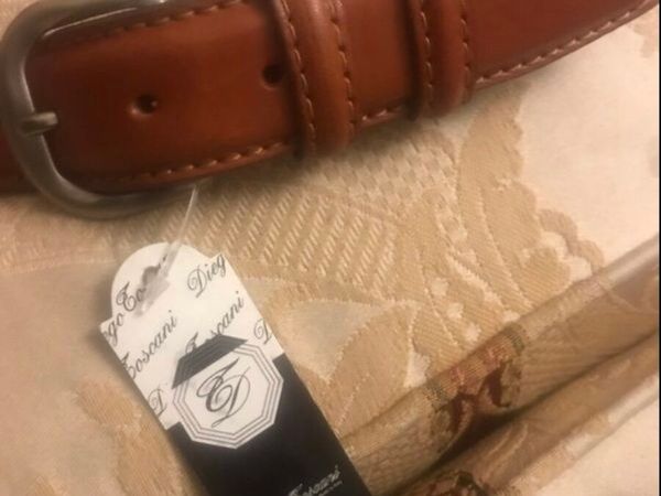 NEW-Italian Leather Belt