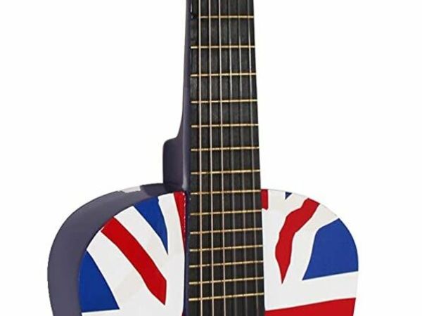 Music Alley MA-56 Classical Acoustic Guitar Kids Guitar and Junior Guitar Union Jack