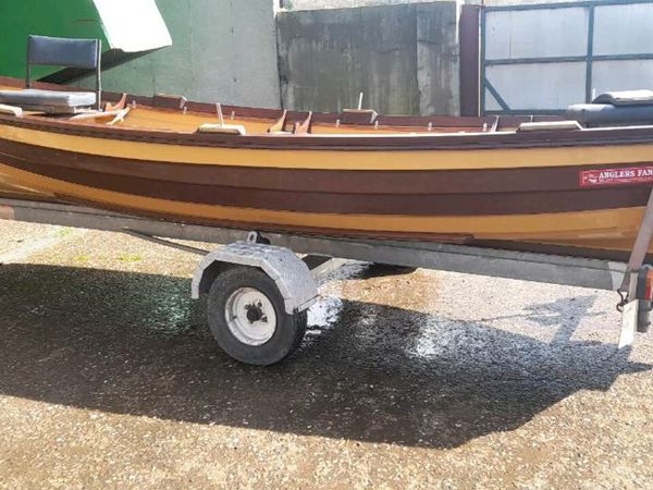 19ft Lough boat burke anglers fancy plus trailer