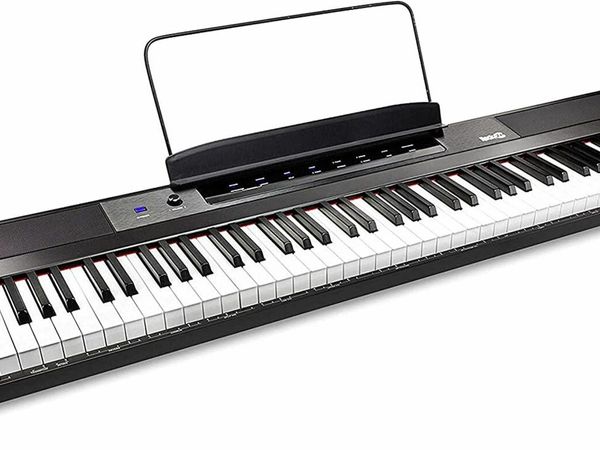 RockJam 88 Key Digital Piano Keyboard Piano with Full Size