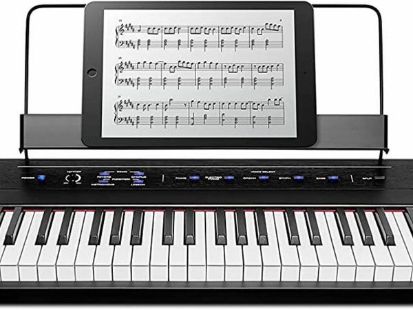 Alesis Recital 88 Key Digital Piano Keyboard for Beginners with Semi Weighted Keys