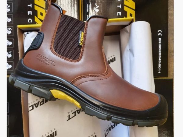 Impact work boots sizes 7 8 9 10 11 12 13 14