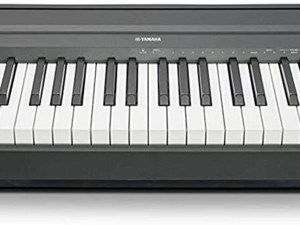 YAMAHA P-45B Digital Piano - Light and Portable Piano for Hobbyists and Beginners, in Black