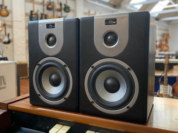 Audioline ALSM50 5" Studio Monitors Box + manual as new