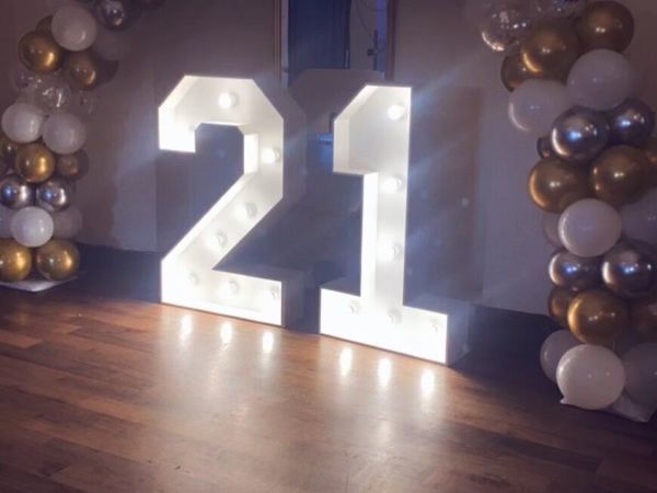 Birthday party numbers