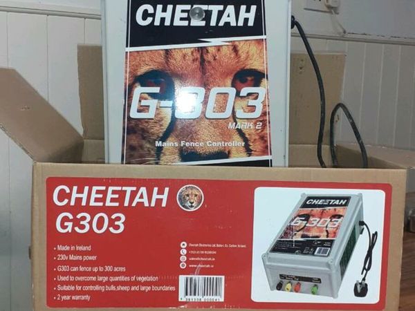 Cheetah G303 electric fencer