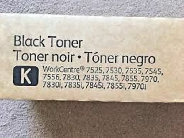 006R01509 Xerox Black Toner 7825/7830/7845