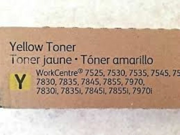 006R01510 Xerox Yellow Toner 7825/7830/7845