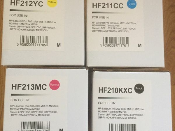 Set of Compatible HP CF210X /CF/211A/212A/213A
