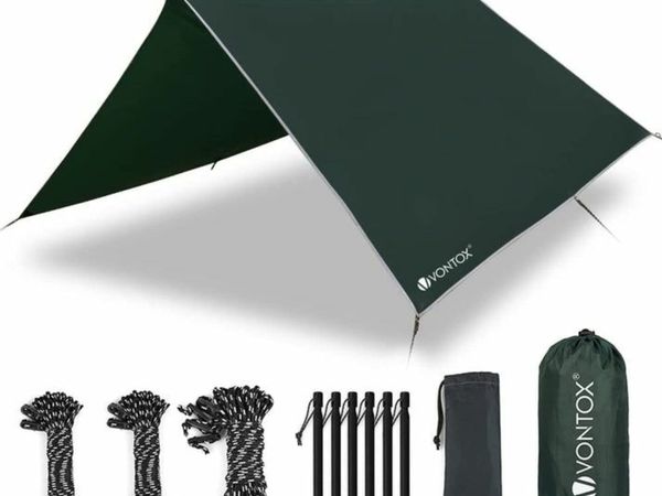 Tent Tarp Waterproof, Rain Tent Tarp Light Ripstop