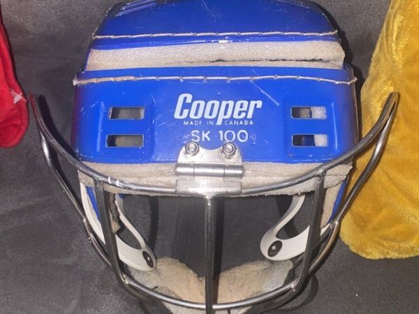 Blue cooper oldstyle helmet