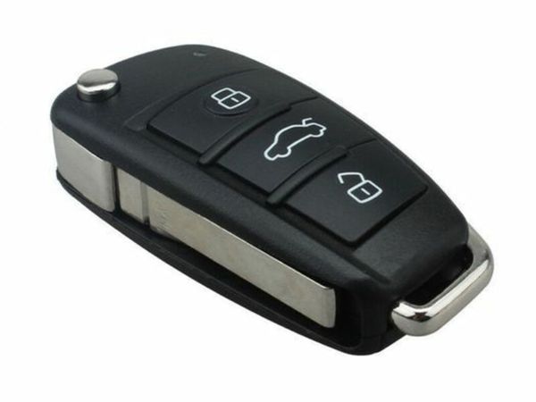 Uncut Replacement Blank Car Shell Key Fob 3 Button AUDI A2 A3 A4 A6 A6L A8 TT