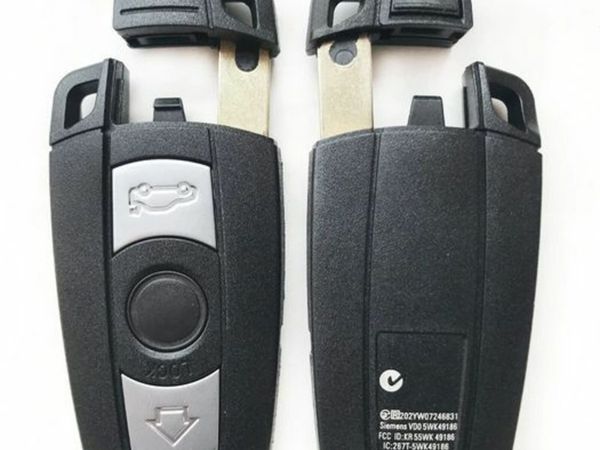 Key Remote Fob Case Blank Replacement Car For BMW 1 3 5 6 Series E90 E91 E92 E60