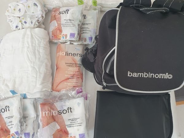 Bambinomio Reusable nappies,  covers and  baby bag