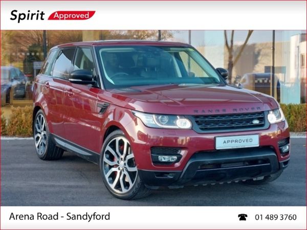 Land Rover Range Rover Sport SUV, Diesel, 2018, Red