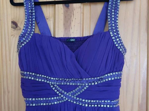 Quiz purple maxi dress (free postage)