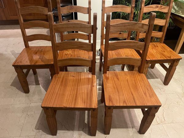 6 x Stunning Matching Tall Back  Dining Chairs