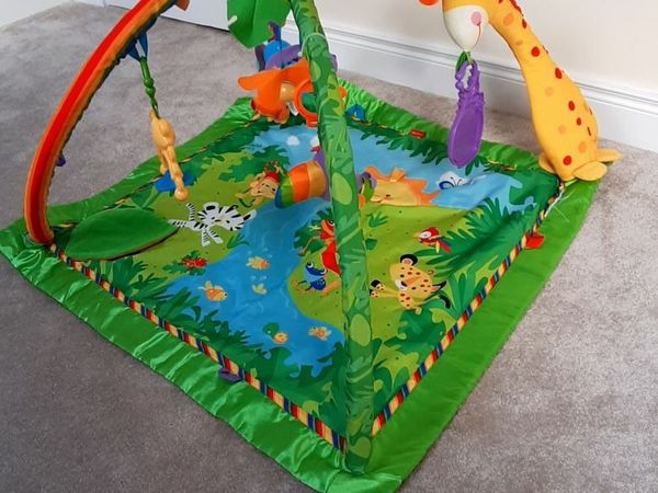 Fisher-Price Rainforest Melodies &Lights Deluxe Play Gym