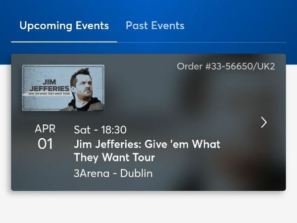 Two Tickets for Jim Jefferies