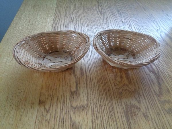 Wicker Baskets x 2 for Sale