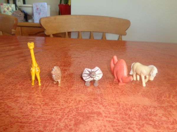 Toy Animals x 5 for Sale