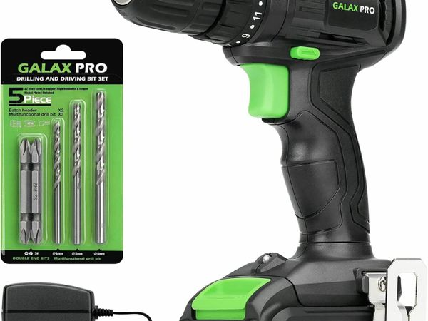 GALAX PRO 20V Cordless Drill,Single Speed (0-600RPM)
