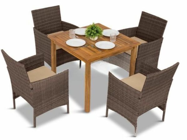 Garden furniture | table + 4 chairs | Free delivery | Payment on delivery