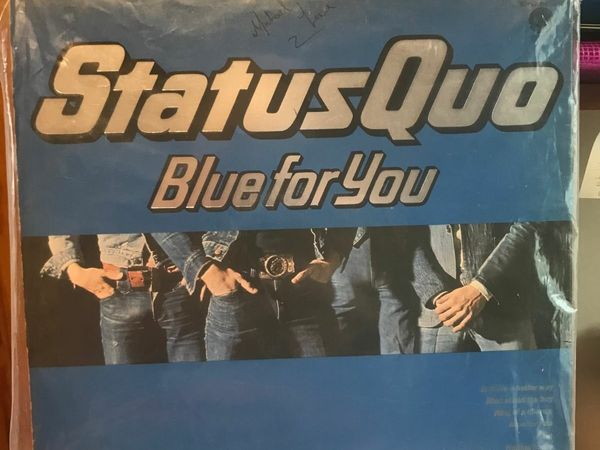 STATUS QUO 'BLUE FOR YOU' VINYL ALBUM