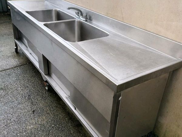 Stainless Steel double sink for sale
