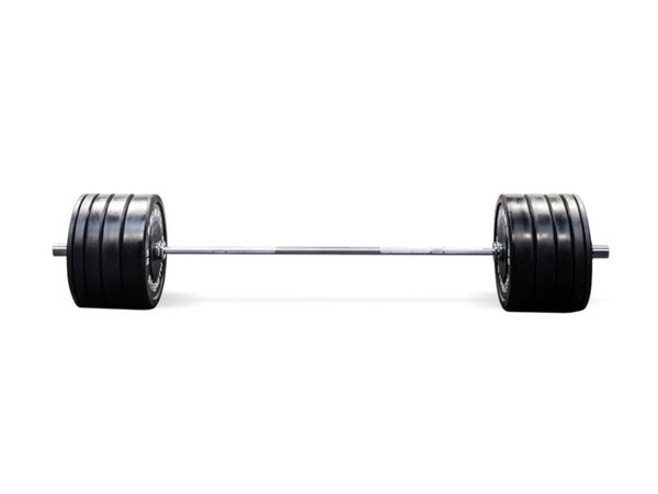 Olympic Barbell & 100kg Bumper Plates
